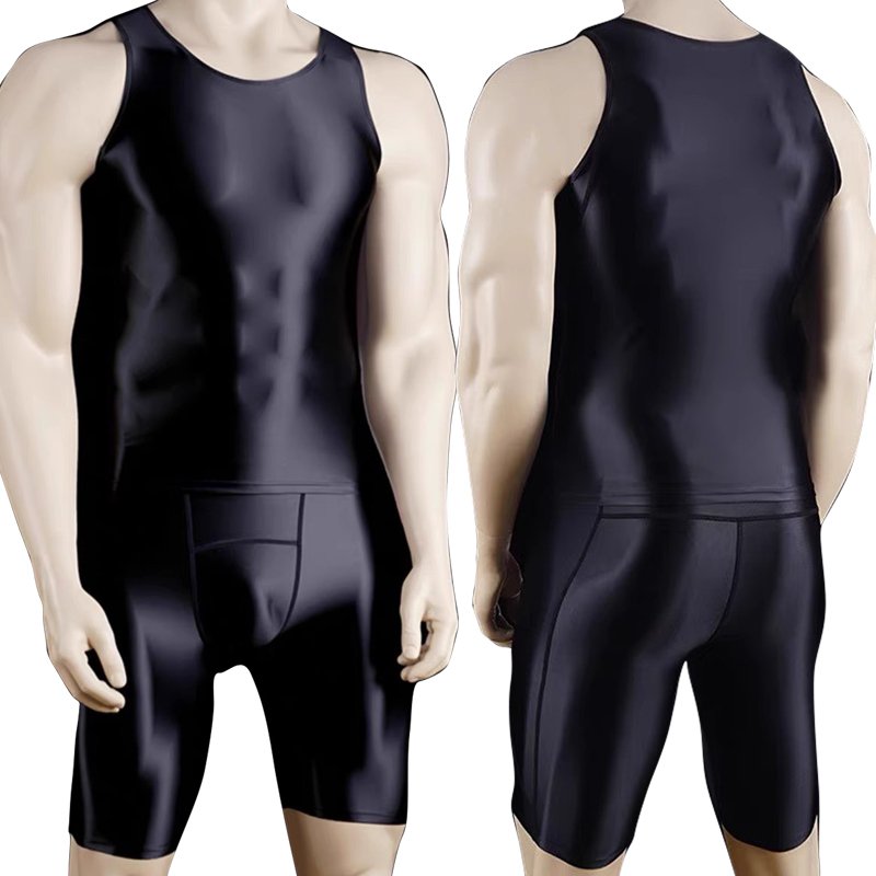 Compression Shorts Athletes - Gilet fitness sottile da uomo Collant