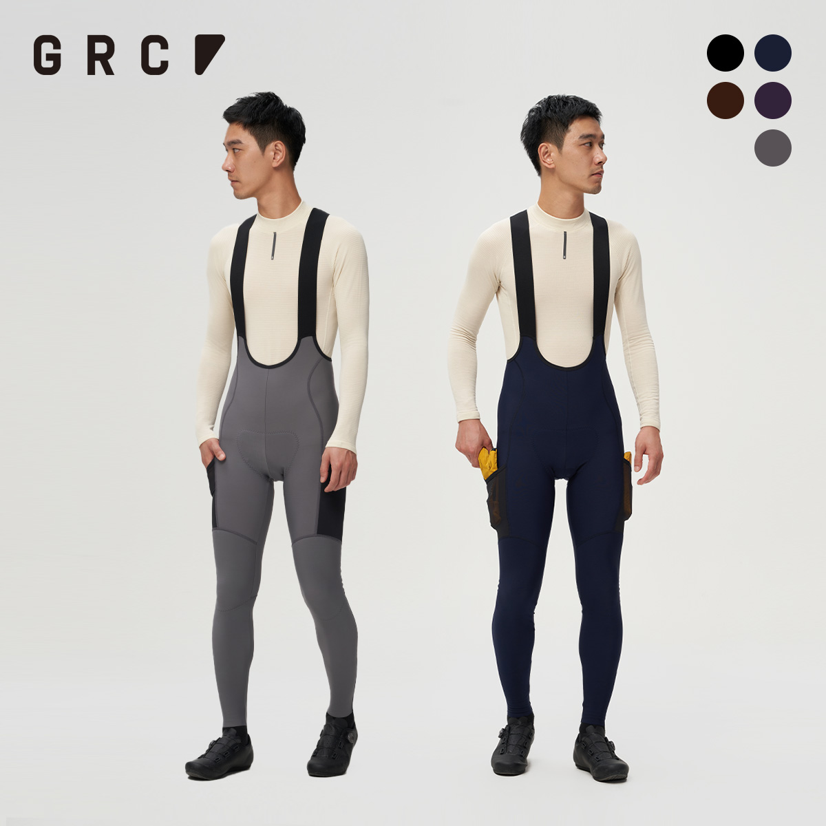 Compression Long Pant - Abbigliamento da Ciclismo GRC, Pantaloni da