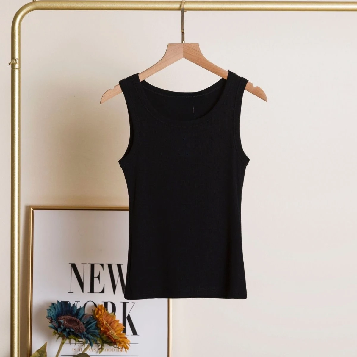 Canotta a Costine con Grafica  - Tank Top Ribbed recensione e prezzo